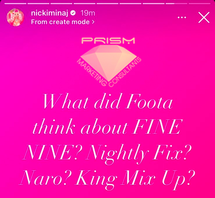 Nicki Tweet