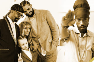 Drake and family, Sizzla Kalonji