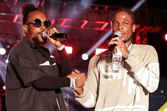 Masicka and Popcaan sharing the stage at Streetz Festival