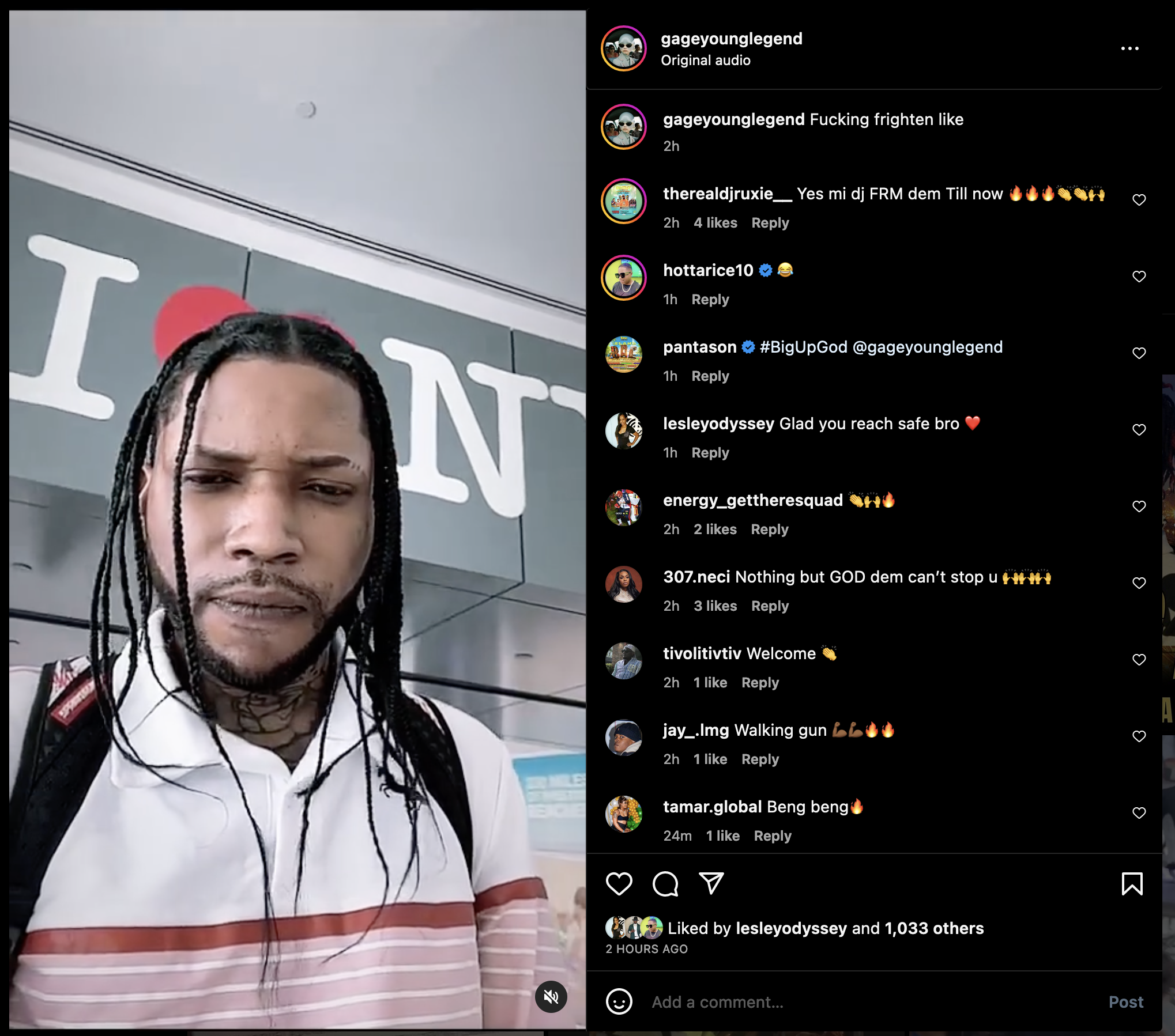 Dancehall Artiste Gage Arrives in the U.S., Deejay to Embark on First ...