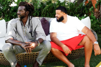 (L-R) Buju Banton and Dj Khaled in Miami