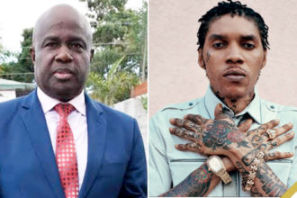 (L-R) Isaiah Laing, Vybz Kartel