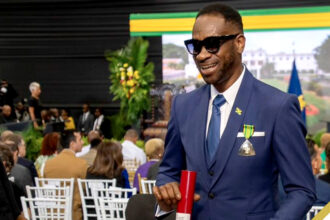 Bounty Killer at the National Honours and Awards Ceremony