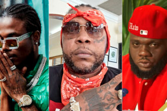 (L-R) Masicka, Vybz Kartel, Chronic Law