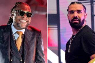 (L-R) Vybz Kartel, Drake