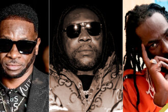 (L-R) Bounty Killer, Vybz Kartel, Buju Banton