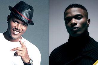 (L-R) Kevin Lyttle, Wizkid