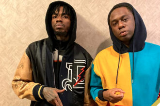 (L-R) Alkaline and Maurice of ArmzHouse Records