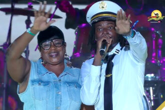 Govana and his mother Sonia Eccleston at Reggae Sumfest 2025
