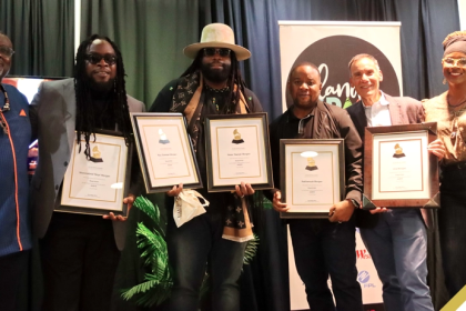 Morgan Heritage Honoured With Multiple Grammy Certificates, Pays Tribute to Late Brother Peetah Morgan